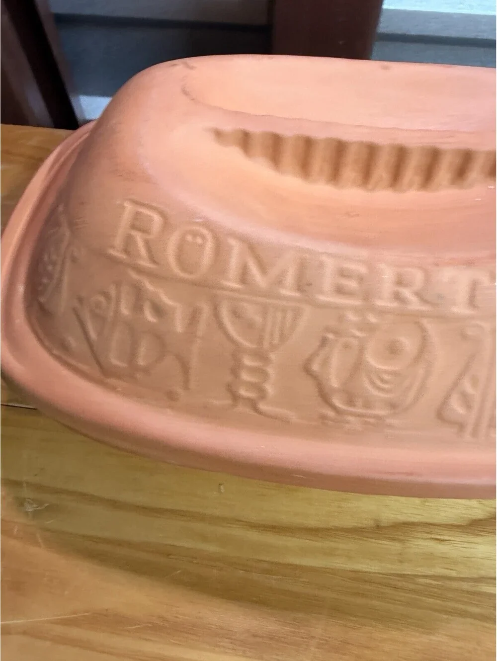 Vintage Romertopf #111 Bay-West Germany Terra Cotta Clay Baker Roaster